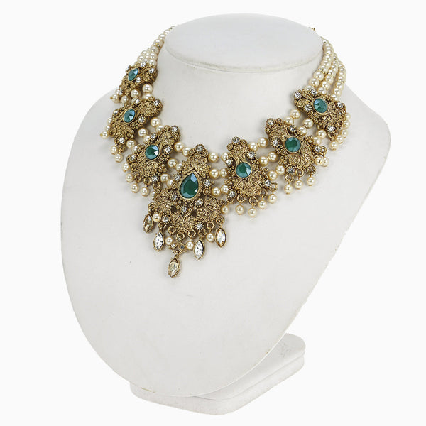 Kyles Collection - Nilaan Designer Necklace C1028N1-Gold