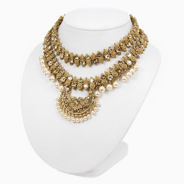 Kyles Collection - Mahal Bridal Necklace C992N1SK