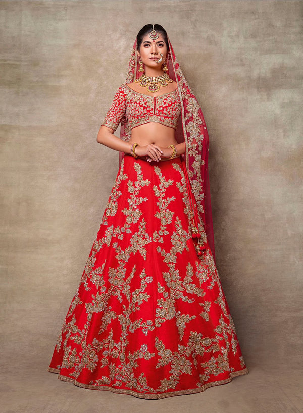 sonascouture - Coral Red Bridal W385